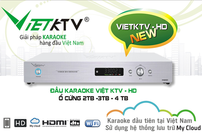 Đầu Karaoke vi tính VietKTV 3T